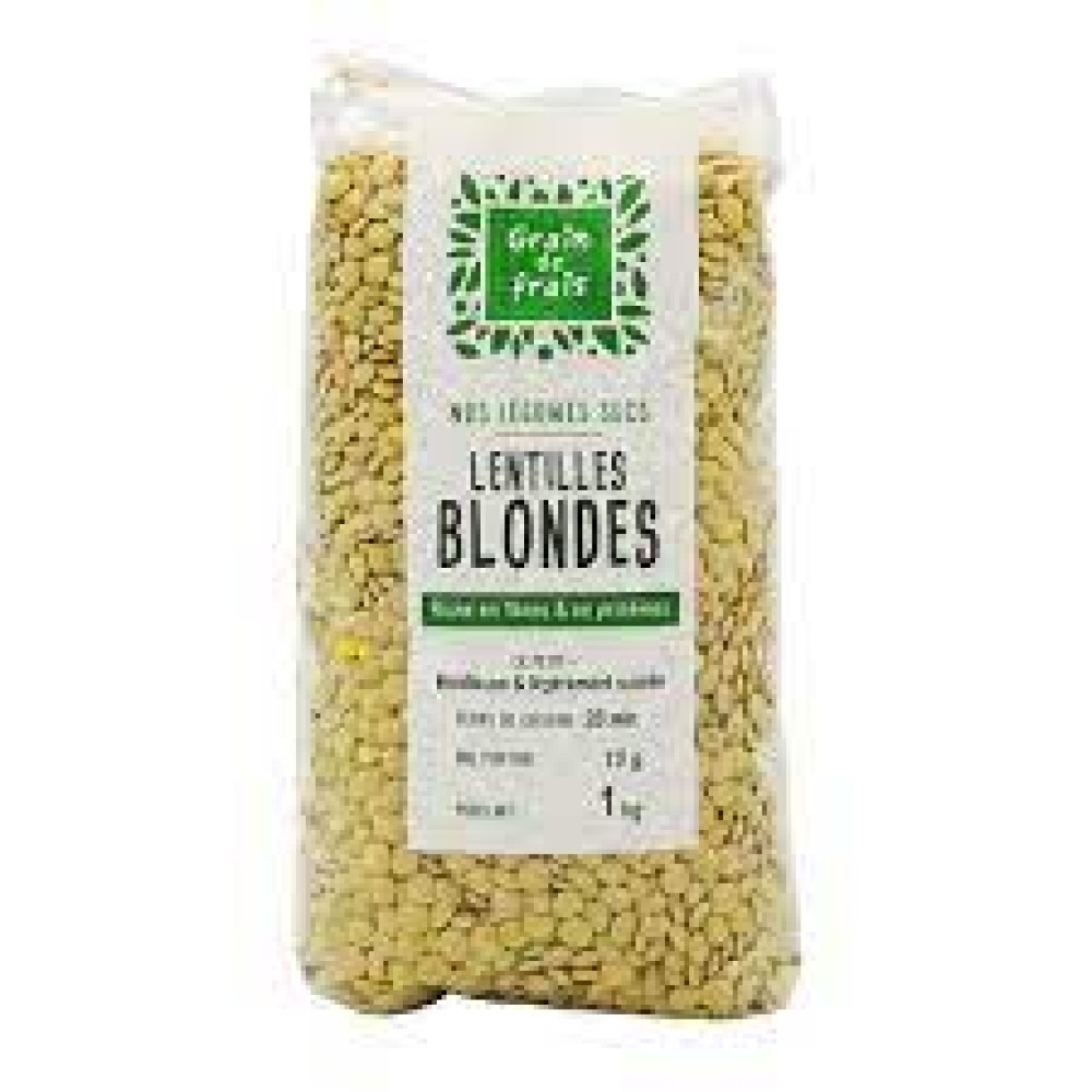 LENTILLES BLONDES 1kg