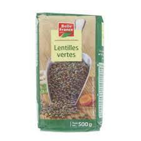 LENTILLES VERTES BELLE FRANCE 500G